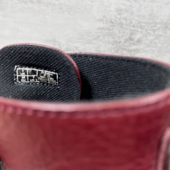 Dr Martens Leyton Lace Up Boots - Women's Size 7 - Red - Picture 9 of 9